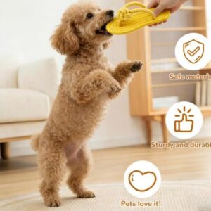 ของเล่นเชือกกัดรูปแตะ สำหรับสุนัข 🐶🦴